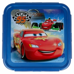 SQUARE HERMETIC FOOD CONTAINER 1400 ML |  CARS RACERS EDGE