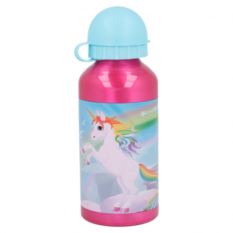 ALUMINIUM BOTTLE 400 ML UNICORNS
