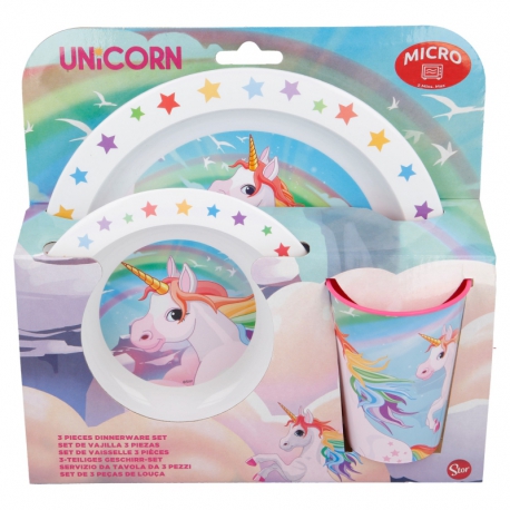 3 PCS KIDS MICRO SET IN STANDARD BOX UNICORNS