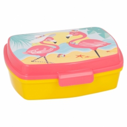 FUNNY SANDWICH BOX FLAMINGOS