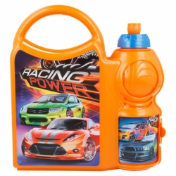 TOP HANDLE COMBO SET WITH SPORT BOTTLE 400 ML |  RACING POWER