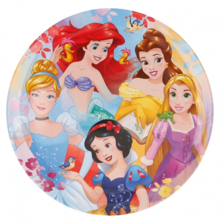 MELAMINE PLATE PRINCESS FOREVER
