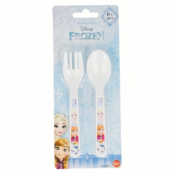 2 PCS TODDLER PP CUTLERY SET FROZEN