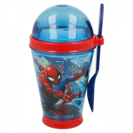 YOGURT TUMBLER 355 ML |  SPIDERMAN GRAFFITI