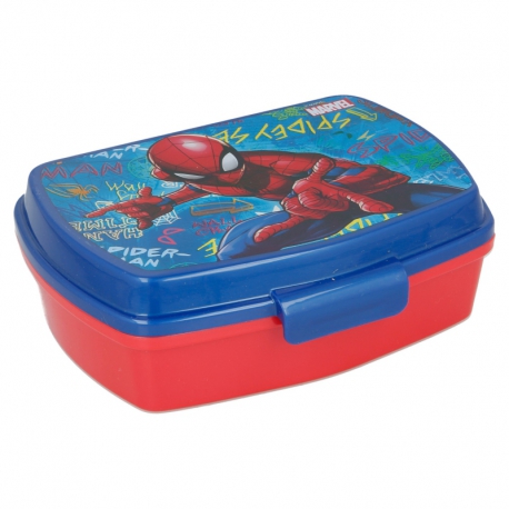 FUNNY SANDWICH BOX SPIDERMAN GRAFFITI