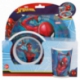MELAMINE SET SPIDERMAN GRAFFITI