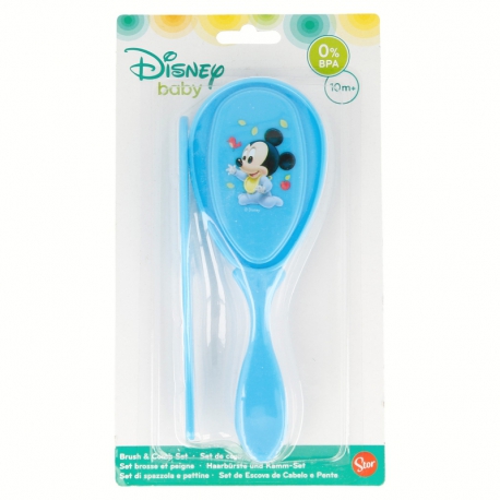 BABY BRUSH & COMB SET DISNEY MICKEY MOUSE - DISNEY - PAINT POT