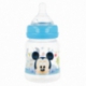 BABY 5 OZ WIDENECK BOTTLE SILICONE TEAT 3 POSITIONS MICKEY MOUSE - DISNEY - PAINT POT