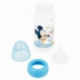 BABY 12 OZ WIDENECK BOTTLE SILICONE TEAT 3 POSITIONS MICKEY MOUSE - DISNEY - PAINT POT