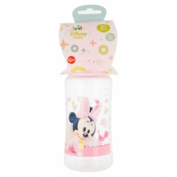 BABY 12 OZ WIDENECK BOTTLE SILICONE TEAT 3 POSITIONS MINNIE MOUSE - DISNEY - PAINT POT