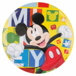 MELAMINE PLATE MICKEY MOUSE - DISNEY - WATERCOLORS