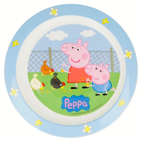 KIDS MICRO PLATE PEPPA PIG