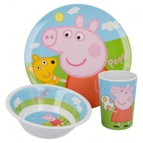 MELAMINE SET PEPPA PIG