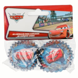 BAKERY 60 PCS MINI CUPCAKE CASES SET CARS