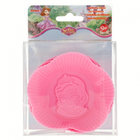 BAKERY 4 PCS CUPCAKES SILICONE MOLDS SET SOFIA