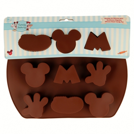 SILICONE BIG CHOCOLATE MOLD FAMILY BAKERY WITH HEADER CARD