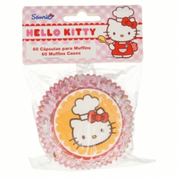 BAKERY 60 PCS MUFFIN CASES SET HELLO KITTY