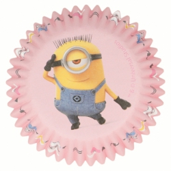 BAKERY CUPCAKE SET (INCLUDES 60 STANDARD CUPCAKE CASES AND 24 CUPCAKE TOPPERS) MINIONS