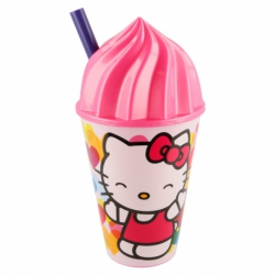 ICE CREAM TUMBLER 430 ML |  HELLO KITTY HEARTS