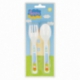 2 PCS TODDLER PP CUTLERY SET PEPPA PIG