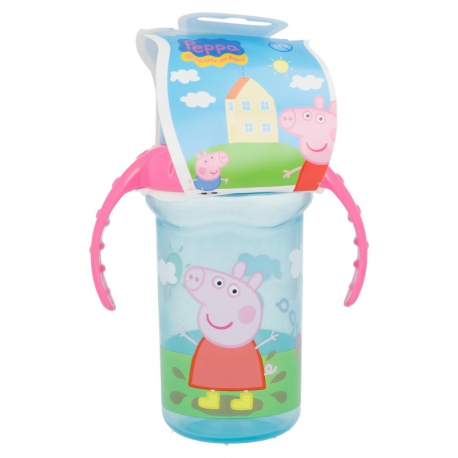 TODDLER SILICONE SIPPY TRAINING TUMBLER 330 ML |  PEPPA PIG