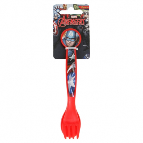 2 PCS PP CUTLERY SET AVENGERS GALERY