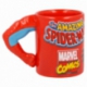 CERAMIC 3D ARM MUG 11 OZ SPIDERMAN