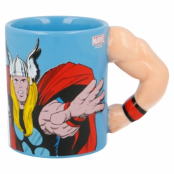 CERAMIC 3D ARM MUG 11 OZ THOR