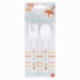 TODDLER 2 PCS PP CUTLERY SET LITTLE INDIAN