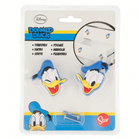 2 PCS KNOB SET DONALD DUCK