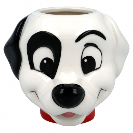 CERAMIC DOLOMITE 3D HEAD MUG 11 OZ 101 DALMATIANS