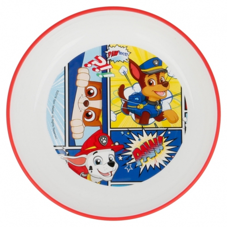 BICOLOR PREMIUM BOWL PAW PATROL COMIC