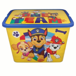 STORAGE CLICK BOX 23 L PAW PATROL BOY PLAIN