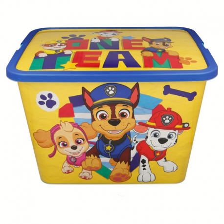 STORAGE CLICK BOX 23 L PAW PATROL BOY PLAIN
